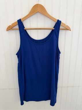 Merona Blue Scoop Neck Tank Top